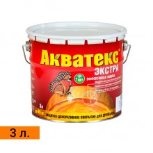 Защитно-декоративное покрытие для древесины АКВАТЕКС® ЭКСТРА 3 л.
