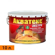 Защитно-декоративное покрытие для древесины АКВАТЕКС® ЭКСТРА 10 л.